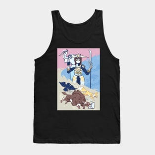 Heron - Full Background Tank Top